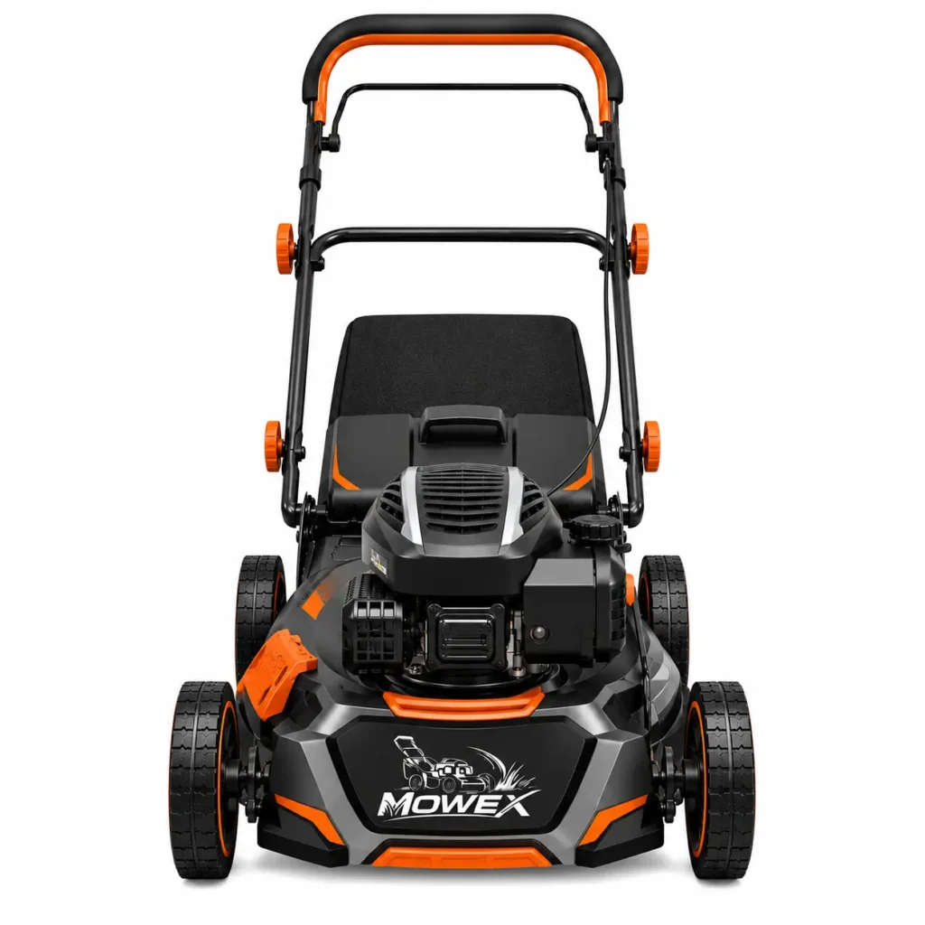 mowex walk behind lawn mower with grass catcher