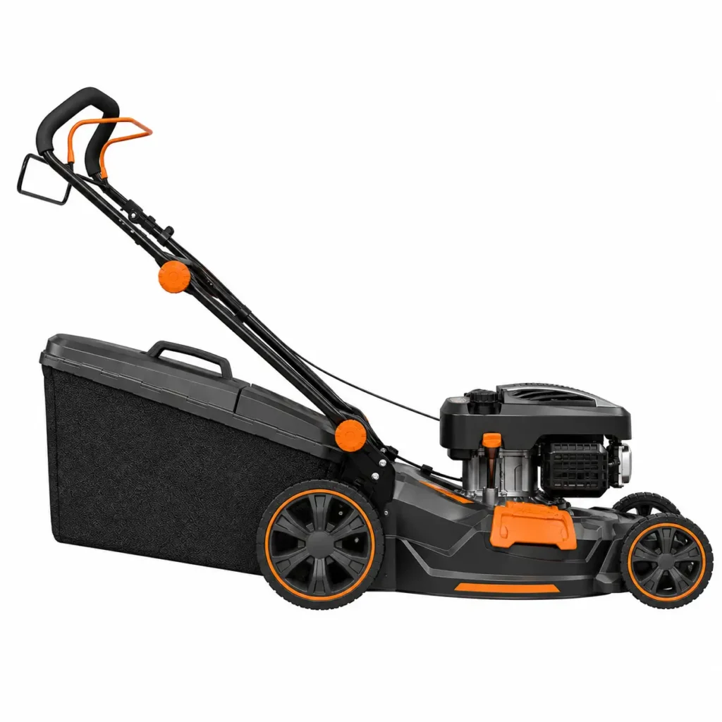 mowex walk behind lawn mower with grass catcher2