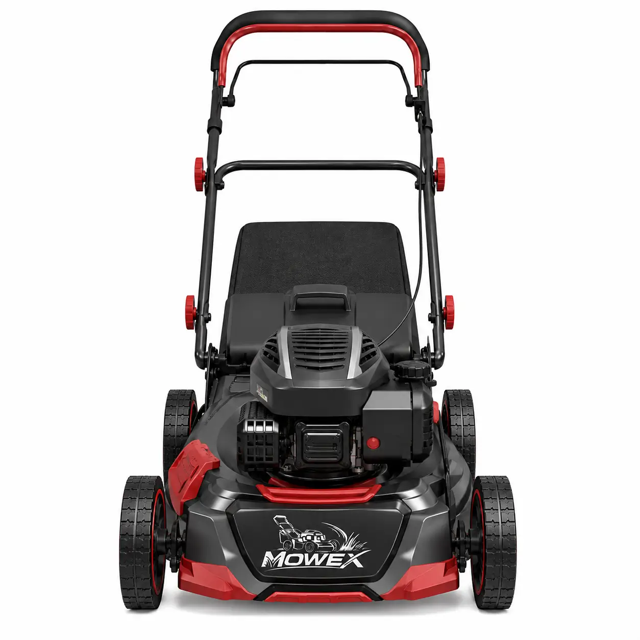 mowex walk behind lawn mower with grass collection Mowex Walk-Behind Lawn Mower with Grass Collection - Image 1